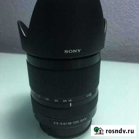 Обьектив Sony 18-135 почти новый Уфа - изображение 1