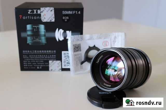 7artisans 55mm F1.4 для Canon EF-M Салават - изображение 1