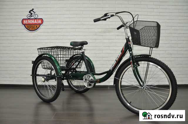 Взрослый трёхколёсный велосипед Trike Bike Фермер Воронеж - изображение 1