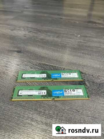 Оперативная память DDR4 8gb Crucial 3200 mhz Краснодар - изображение 1