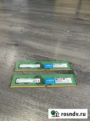 Оперативная память DDR4 8gb Crucial 3200 mhz Краснодар - изображение 1