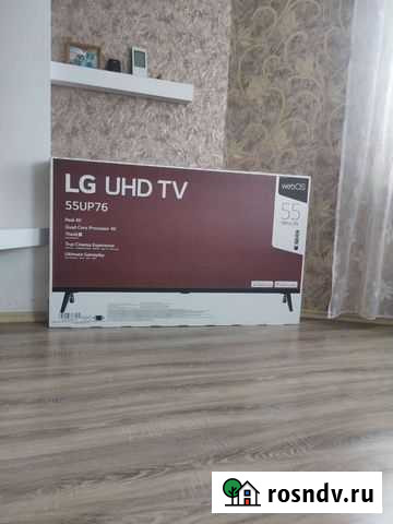 Телевизор lg 55 дюймов новый на гарантии в упаковк Янаул - изображение 1