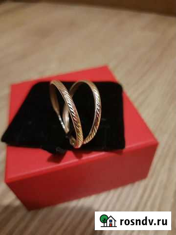 Золотые серьги 585 пробы Смоленск - изображение 1