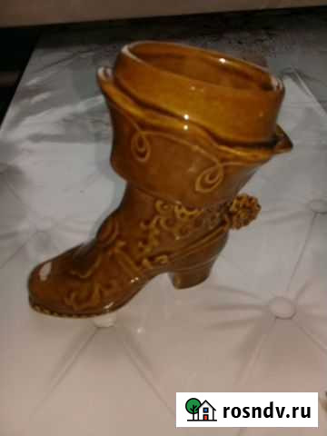 Пепельница Башмачок из СССР Кинель - изображение 1