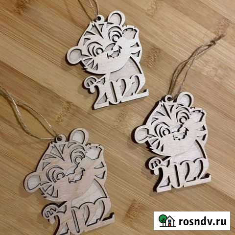 Деревянные ёлочные игрушки Москва - изображение 1