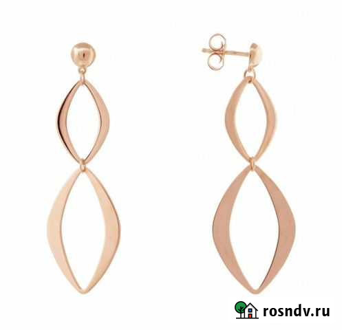 Серьги из золота 375 пробы Уфа - изображение 1