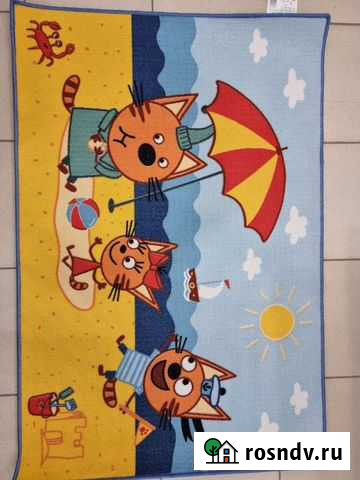 Палас детский (три кота ) 1*1.5 Калуга - изображение 1