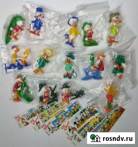 Ferrero.Дональд дак. Игрушки из киндер-сюрприза Москва - изображение 1