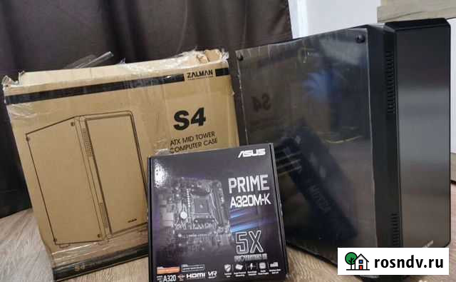 Игровой пк-ryzen 5 2600;A320M-K;Corsair DDR4(8Gb) Таганрог - изображение 1