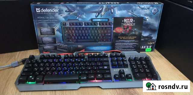 Игровая клавиатура Defender Assault GK-350L Калининград - изображение 1