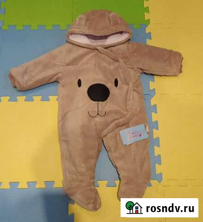 Комбинезон мишка, тёплый. Коричневый Санкт-Петербург - изображение 1