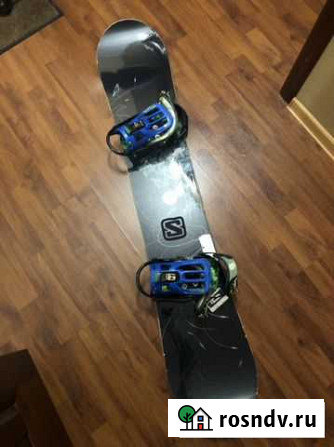 Сноуборд salomon drift 159 с креплениями salomon Яхрома - изображение 1