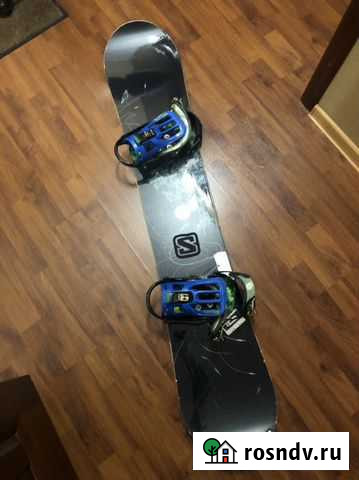 Сноуборд salomon drift 159 с креплениями salomon Яхрома - изображение 1