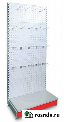 Стеллаж торговый перфорированный 1950х900х500 Октябрьский - изображение 1