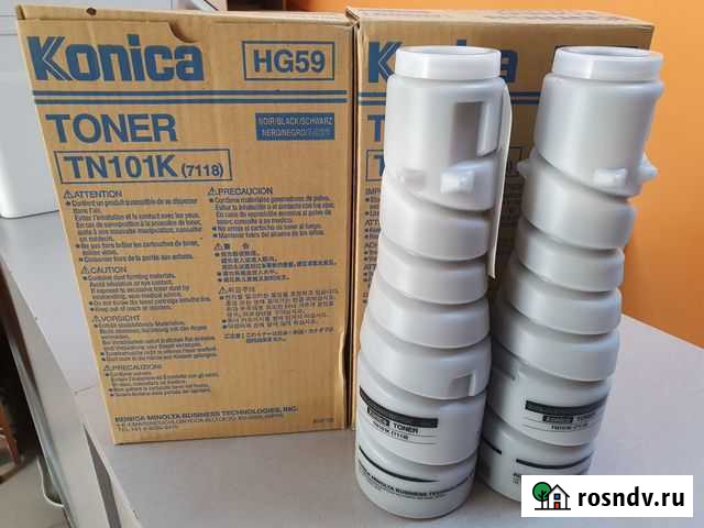 Тонер-картридж TN-101K Konica 7115, 7118, 7216 Челябинск - изображение 1