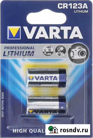Varta 123A BL2 батарейка Краснодар - изображение 1