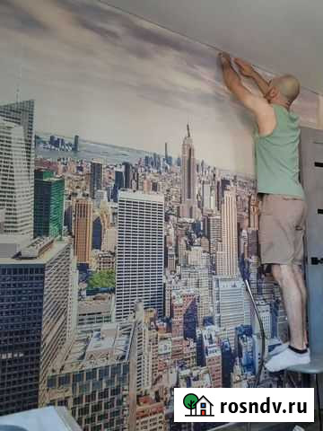 Поклейка обоев Уфа - изображение 1