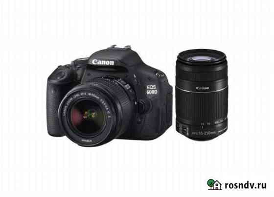 Зеркальный фотоаппарат canon EOS 600D Нягань
