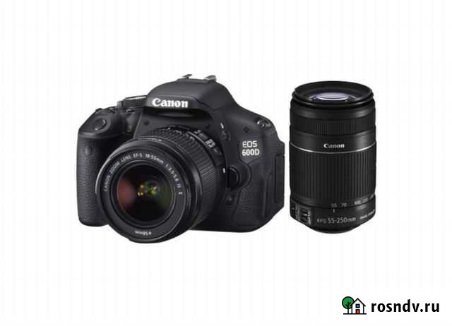 Зеркальный фотоаппарат canon EOS 600D Нягань - изображение 1