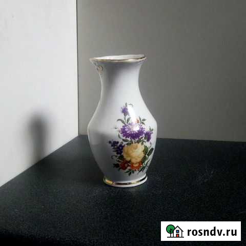 Антикварный фарфор раритет вазочка гдр 70е, клеймо Наро-Фоминск - изображение 1