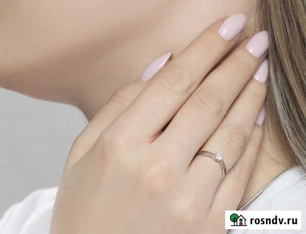 Кольцо с бриллиантом Москва - изображение 1