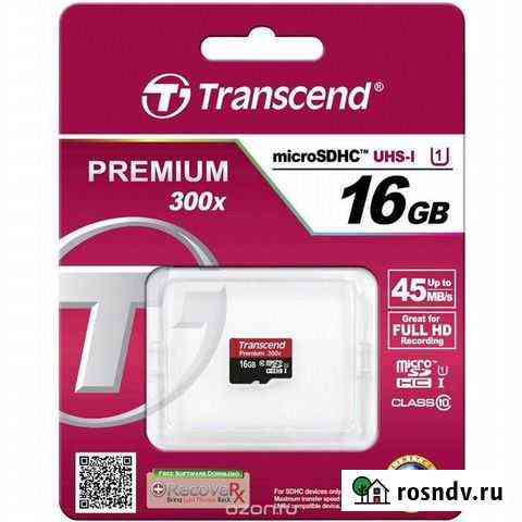 Карта памяти Transcend microsdhc Class 10 16GB Волгоград