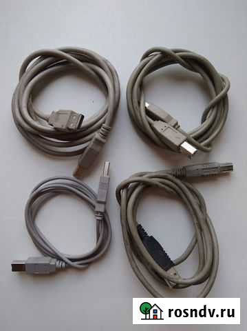 Кабель USB-USB (type A - type B) Ачинск - изображение 1