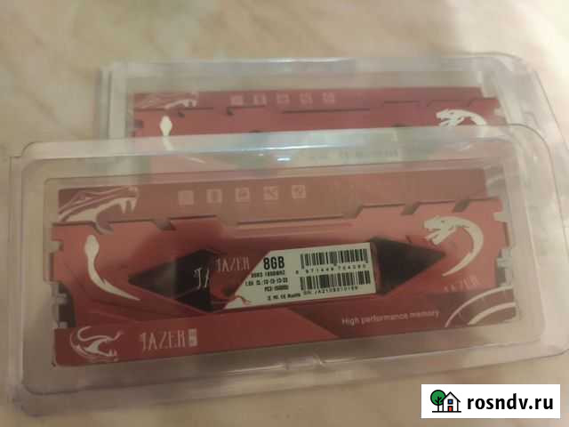 DDR3 8Gb x2 Симферополь - изображение 1