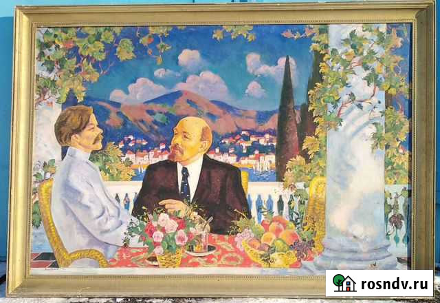 Илья Шенкер. 1973 год. Ленин с Горьким Химки - изображение 1
