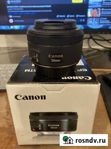 Объектив canon ef 50mm f 1 8 Хабаровск - изображение 1
