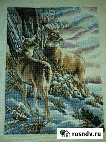 Вышивка крестом Олени Пенза - изображение 1