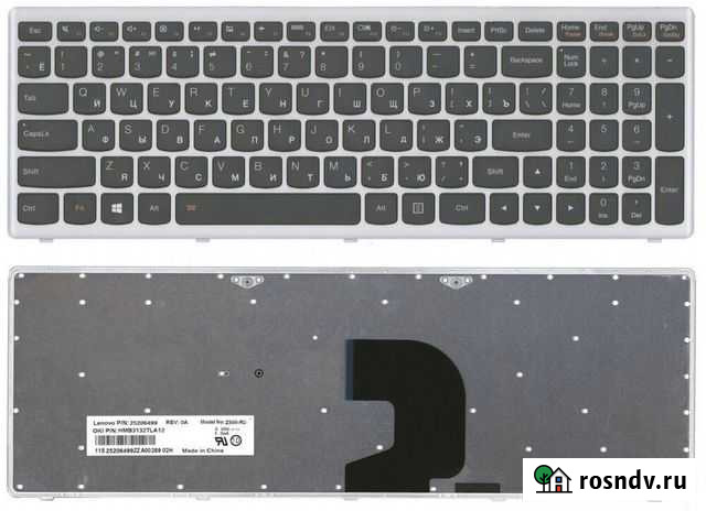 Клавиатура для ноутбука Lenovo IdeaPad Z500, P500 Киров - изображение 1