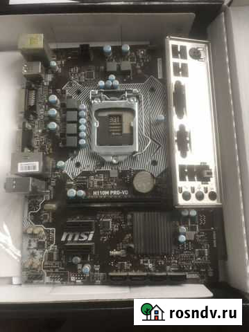 Материнская плата 1151 h110m Клинцы - изображение 1