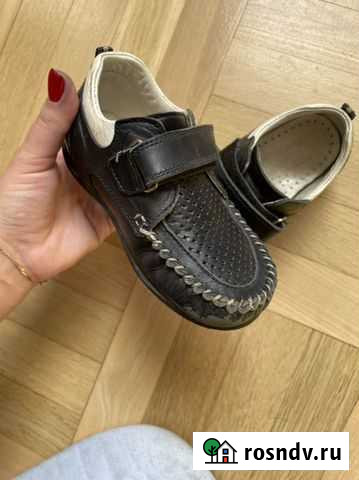 Кожаные мокасины для мальчика Воронеж - изображение 1
