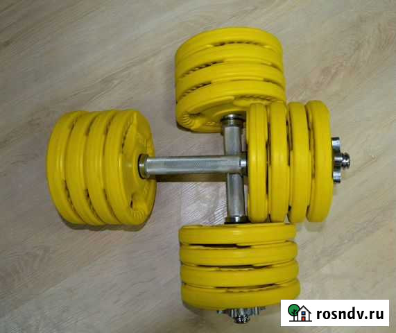 Гантели набор 23 кг Томск - изображение 1
