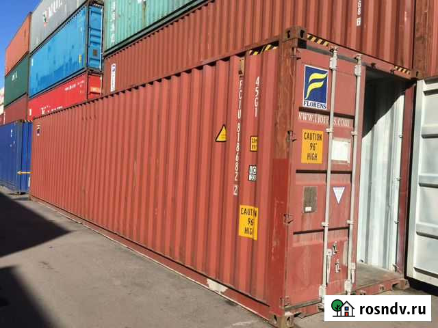 Морской высокий контейнер типа 40нс Московский - изображение 1