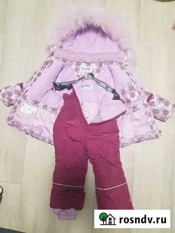 Детский зимний комбинезон на девочку Омск - изображение 1