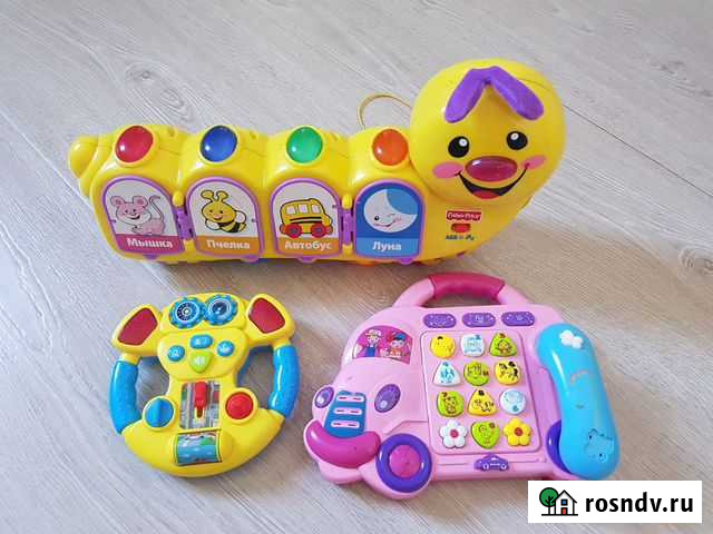 Весёлая гусеница Fisher Price Краснодар - изображение 1