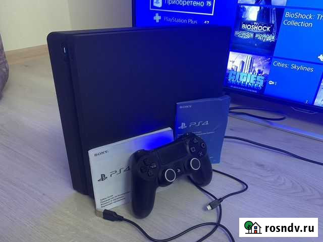 Sony PS4 slim 7108A + куча игр Мурино - изображение 1