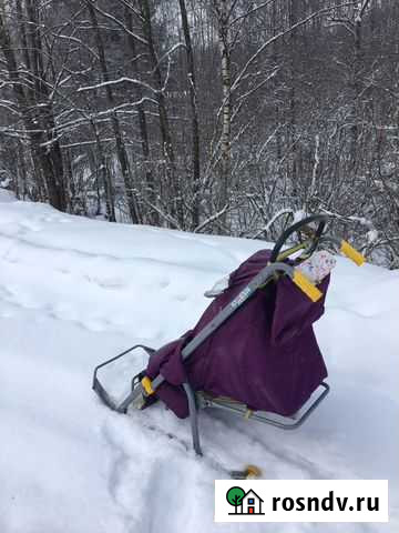 Детские санки коляска бу Удомля - изображение 1