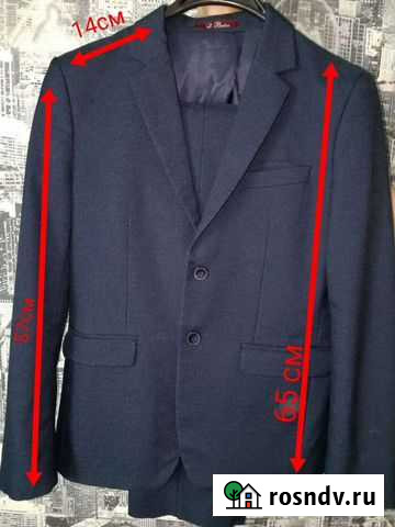 Школьный костюм темно синего цвета Нижнекамск - изображение 1