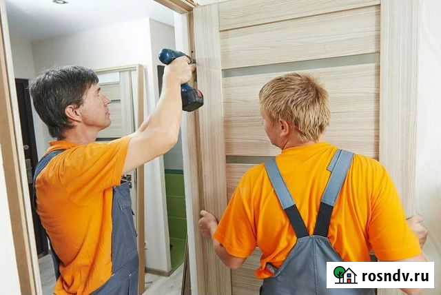 Установка межкомнатных дверей. Электрик Сантехник Ростов-на-Дону - изображение 1