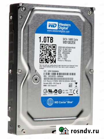 Жесткий внутренний носитель инфы для пк WD 1Tб Бузулук - изображение 1