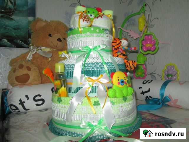 Тортики из памперсов Тула - изображение 1