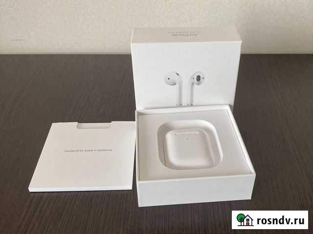 Airpods 2 оригинал с беспроводной зарядкой Ставрополь - изображение 1