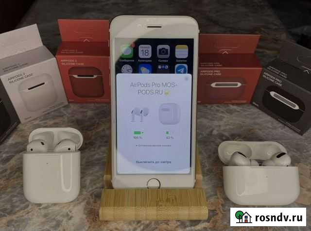 AirPods Pro и AirPods 2 (На гарантии) Мценск - изображение 1
