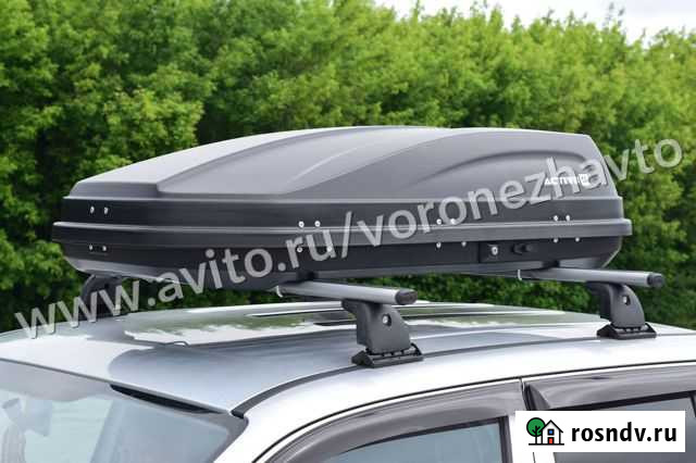 Бокс на крышу Turino active S черный матовый Воронеж - изображение 1