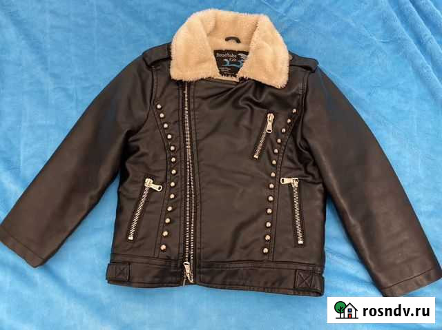 Кожаная куртка Botaobebe Kids 104 см Иркутск - изображение 1