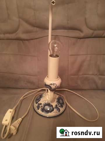 Лампа Гжель без верхней части Краснодар - изображение 1