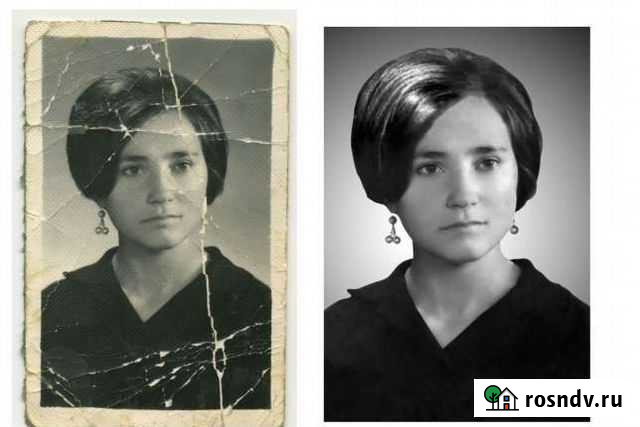 Восстановление старых, военных фотографий Ефимовский - изображение 1